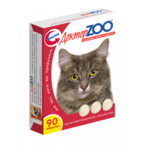 Витамины "ДокторZоо" для кошек (биотин)