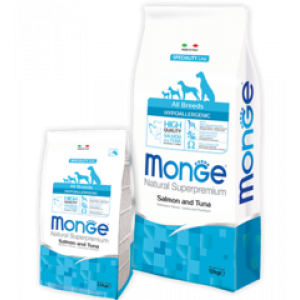 Monge Speciality Hypoallergenic Гипоаллергенный корм с лососем и тунцом для взрослых собак
