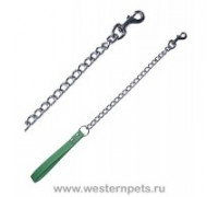 Поводок цепочка с ручкой 2*120см
