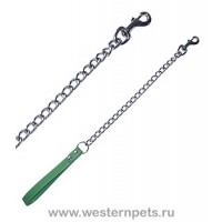 Поводок цепочка с ручкой 2*120см