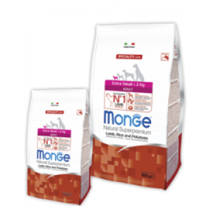 Monge Speciality Extra Small Корм с ягненком и рисом для взрослых собак миниатюрных пород